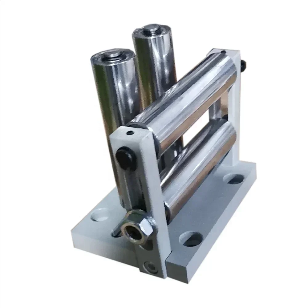 Iron base steel roller GP traverse unit wire dual shaft linear guide cable roller guide