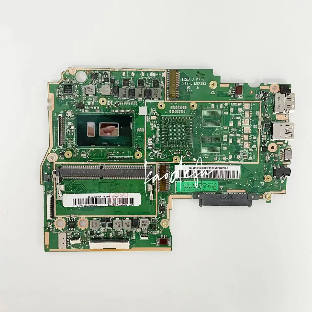 Imagem -03 - Placa-mãe do Portátil para Ideapad Ram 4g do Processador Central 4415u i3 i5 i7 8o Geração Fru:5b20s69521 5b20s95587 5b20s69474 5b20s69494