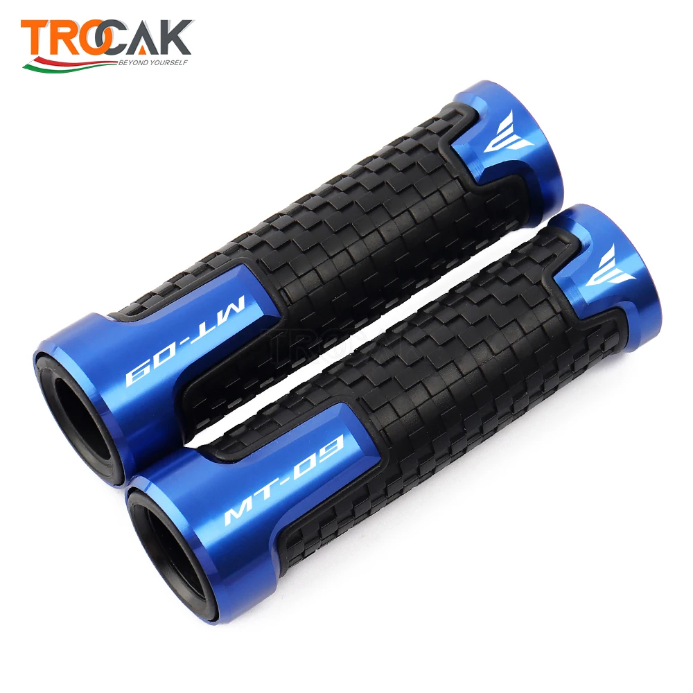 لياماها MT09 MT-09 FZ-09 FZ 09 2014-2024 2025 7/8 ''22 مللي متر الدراجات النارية CNC المقود اليد القبضات مقود #5