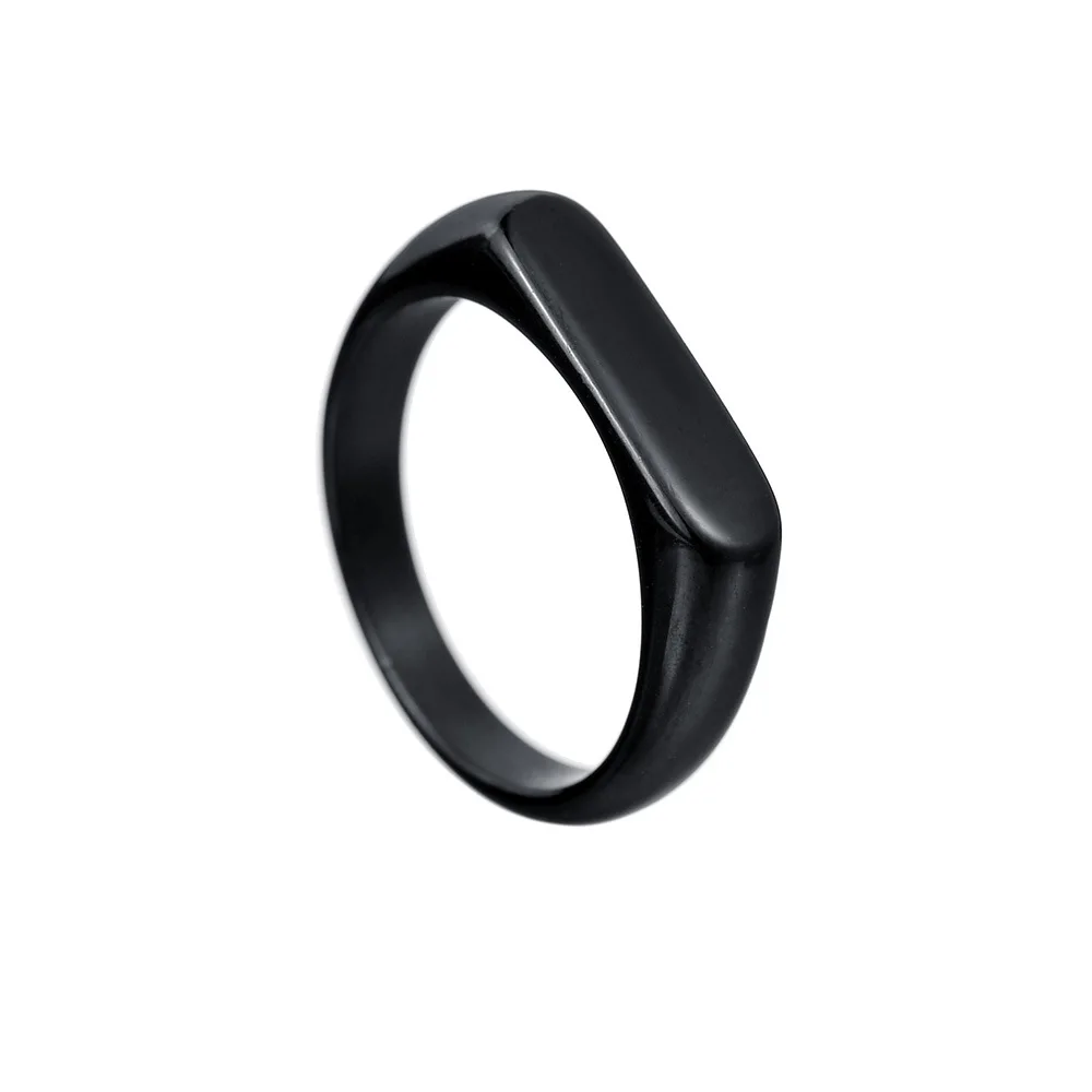 Women's 316L Stainless Steel Minimalist Smooth Ring