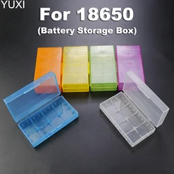 1PCS 18650 Battery Storage Box Hard Case Holder For 2x 18650 2x AA Rechargeable Battery Power Bank Plastic Organizer Case Box