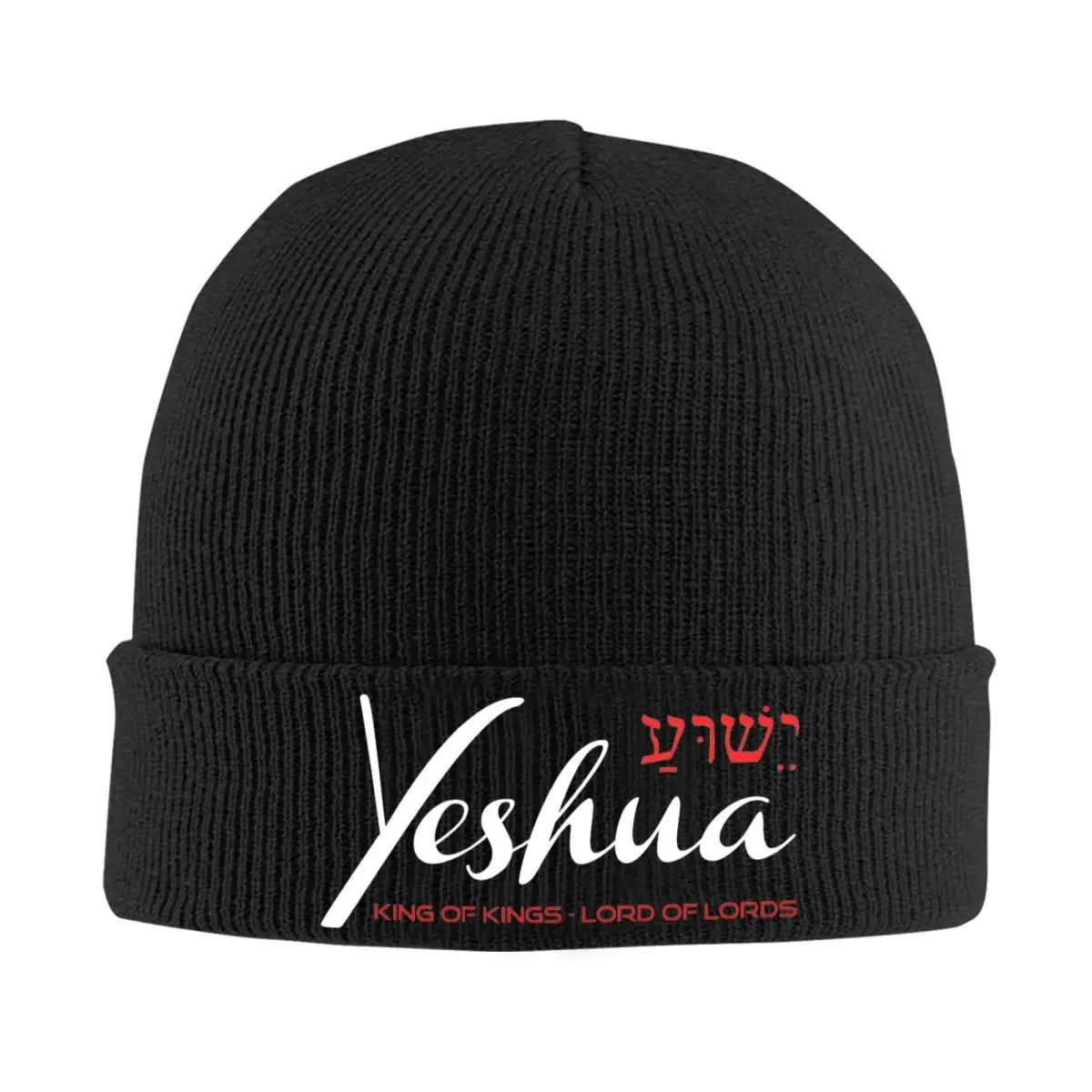 Jesus Christ Yeshua King Of Kings Lord Of Lords Hat Autumn Winter Beanies Fashion Cap Men Women Acrylic Knitted Hat