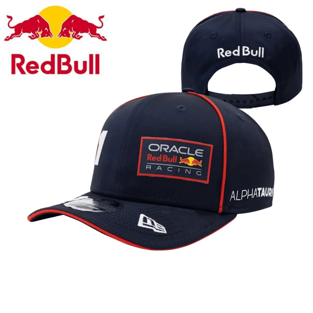 2025 New F1 Hat Red Bull Team Sports Hat Embroidered No.1 Red Bull Baseball Hat Men's and Women's Summer Fashion Accessories