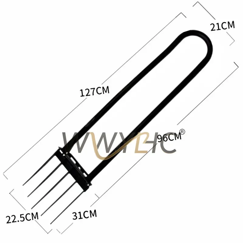 Lengthened Garden Shovel Hoe for Digging Scarifying Soil, Agricultural & Household Planting Tool