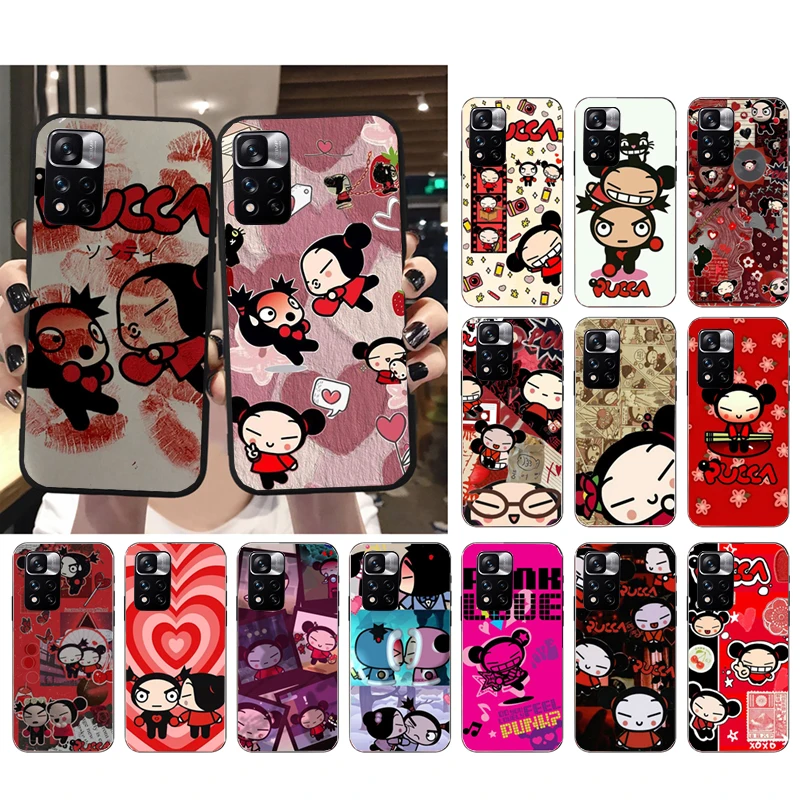 

Phone Case For Xiaomi Poco C71 15T 14T Pro Redmi note 15 14 14 13 Pro Redmi A5 15C 13C Cartoon Puccas Garus