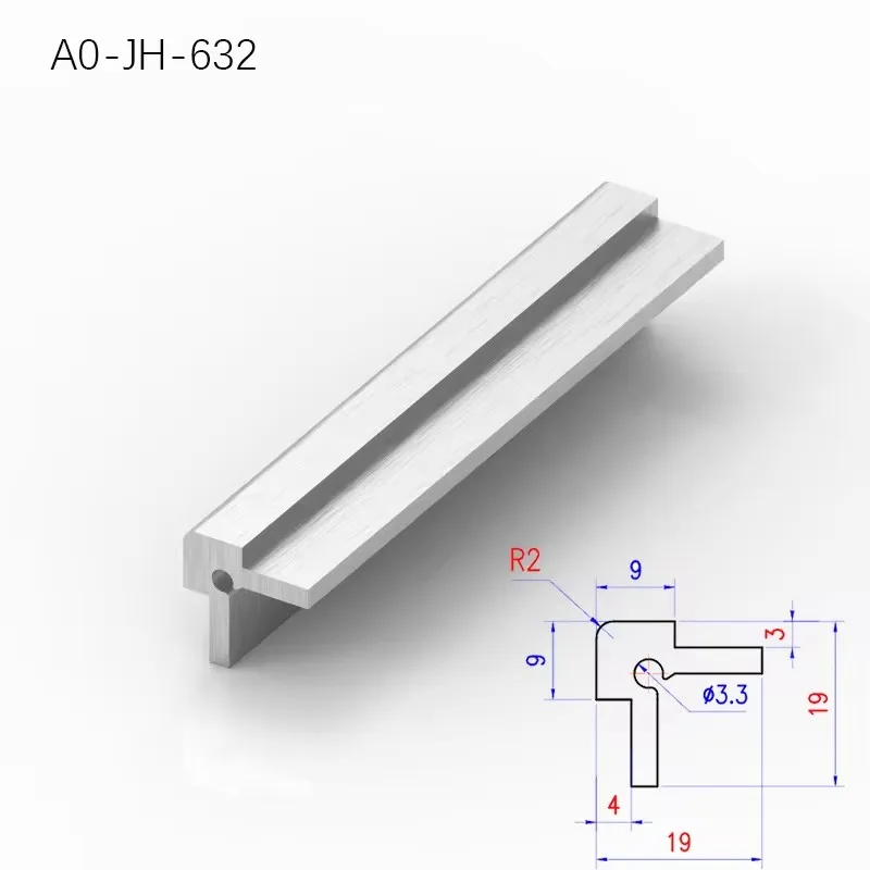 BRZHIFI -632 Chassis Amp 6061 Anodized Aluminum Alloy Extrusion Customized Profile For Machine Enclosure Aluminum Plate CNC