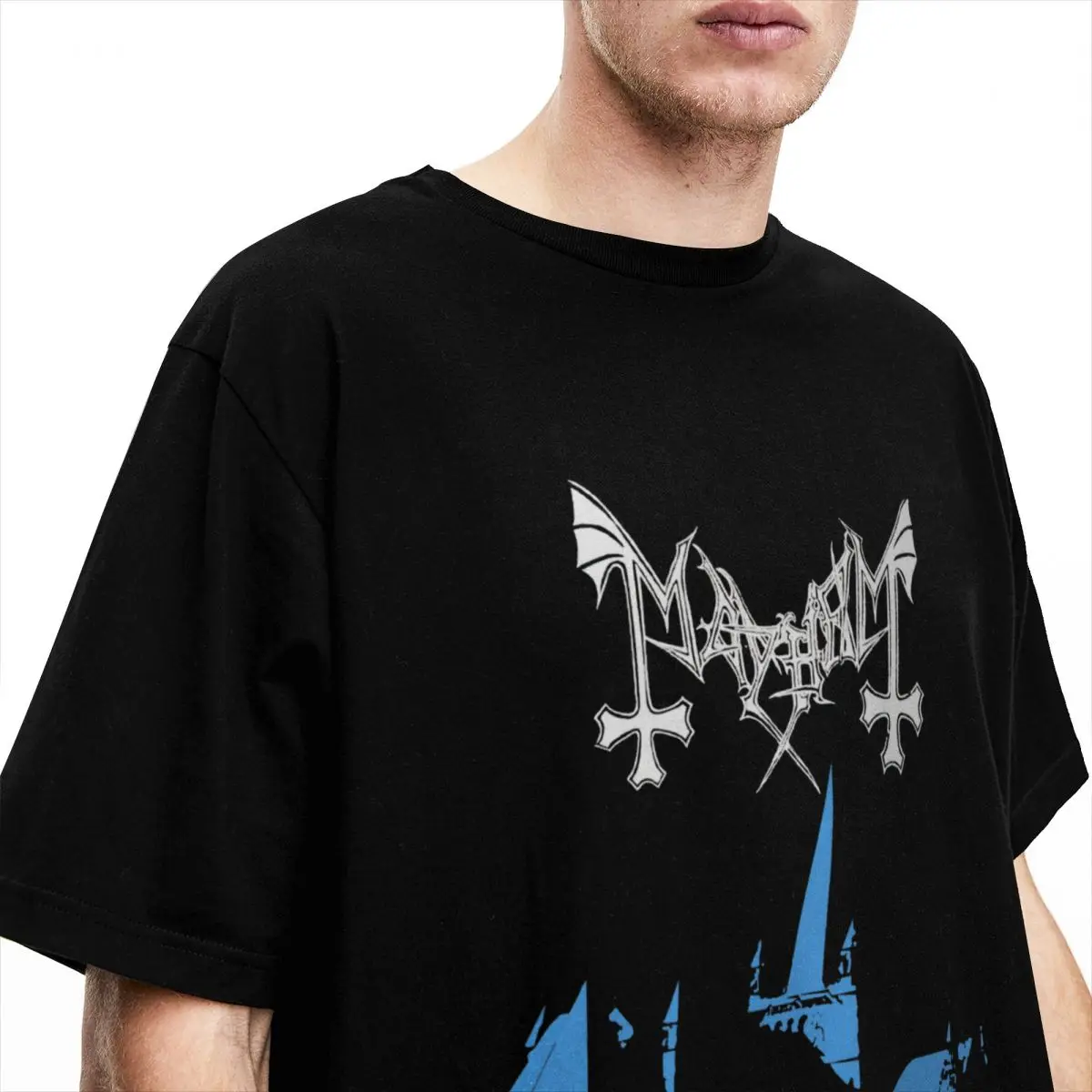 Mayhem Black Metal Men Women's T Shirt De Mysteriis Dom Sathanas Song Stuff Vintage Tees Short Sleeve T-Shirts 100% Cotton