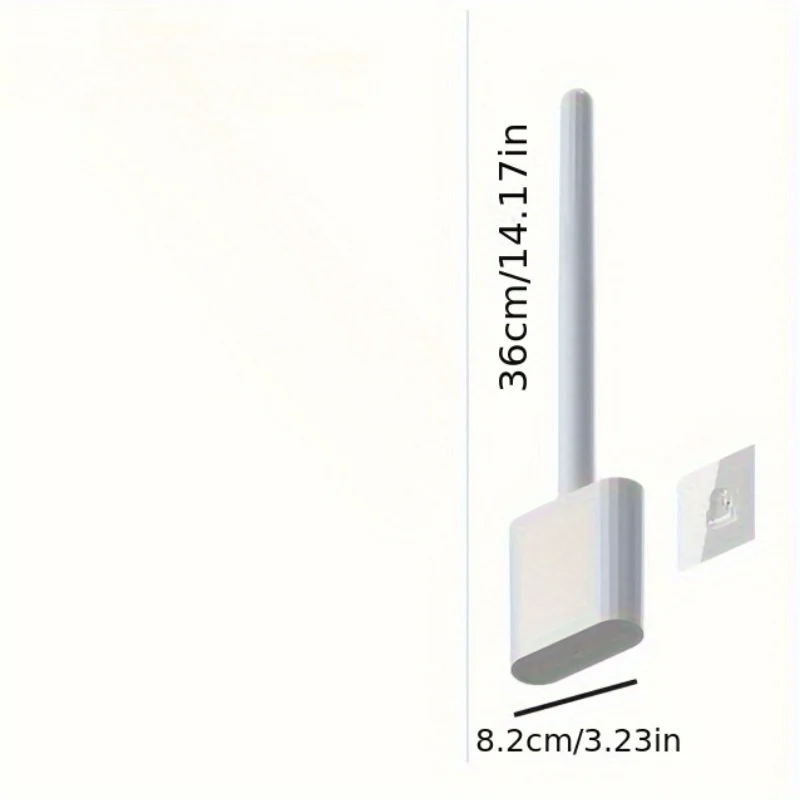 1 multi-functional flat toilet brush toilet brush tool bathroom household cleaning brush