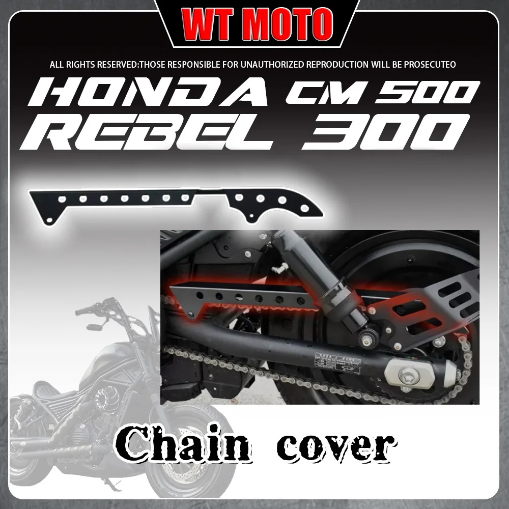 

Для HONDA Rebel CM300 CM500 крышка цепи из нержавеющей стали масляная крышка зубчатая пластина защитная крышка цепи для honda rebel см 300 500
