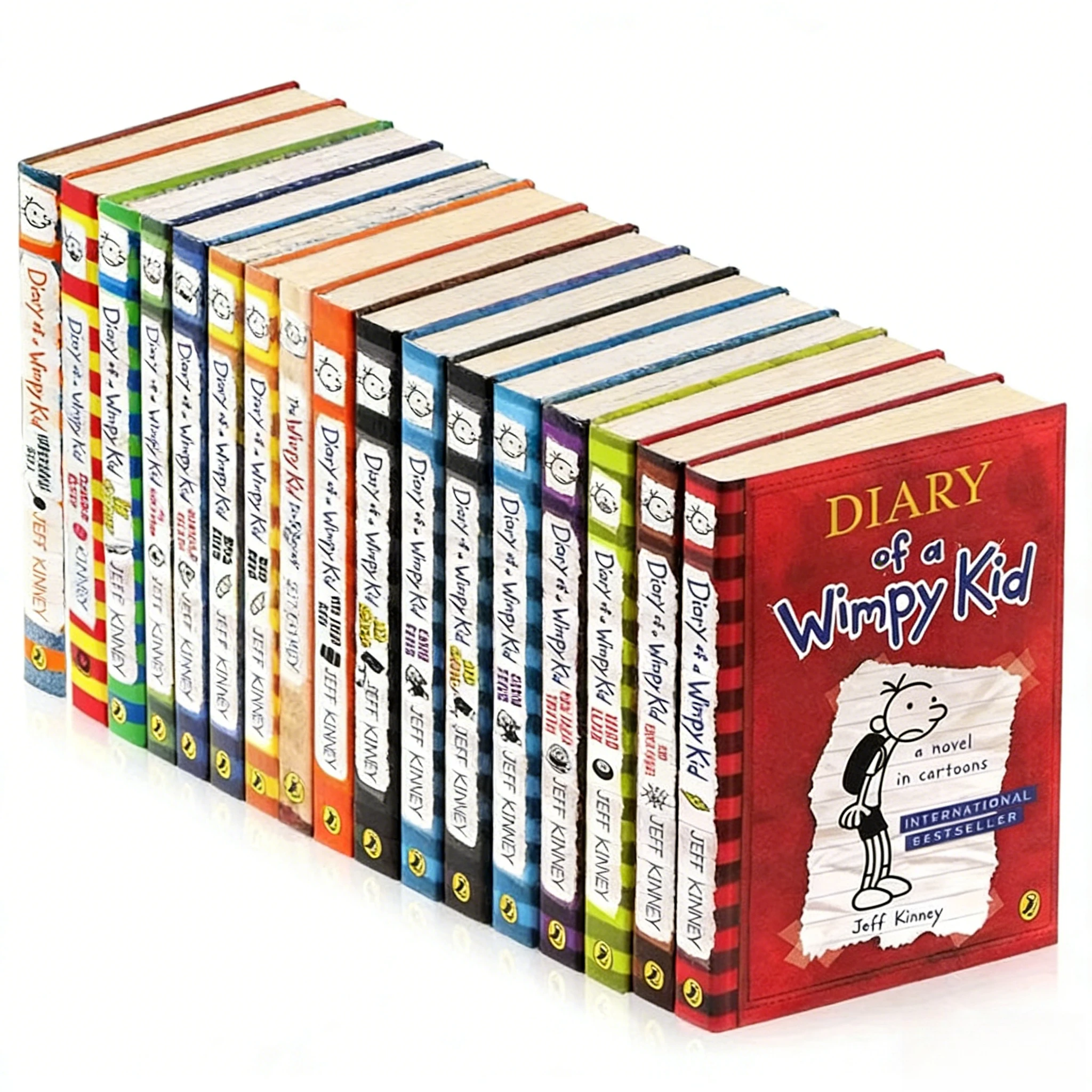 

8 книг/набор, 1-8/9-16, английский дневник слабакого ребенка, комический роман, сборник рассказов, детское чтение, литература, подарок