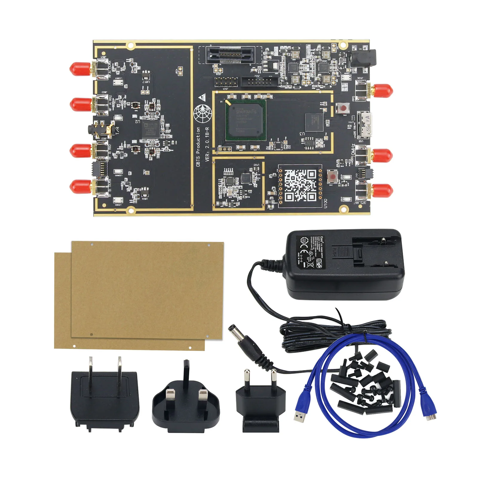 

HAMGEEK New USRP B210 70MHz-6GHz USB3.0 SDR Software Defined Radio AD9361 with ETTUS Compatible with USRP UHD B2XX Driver