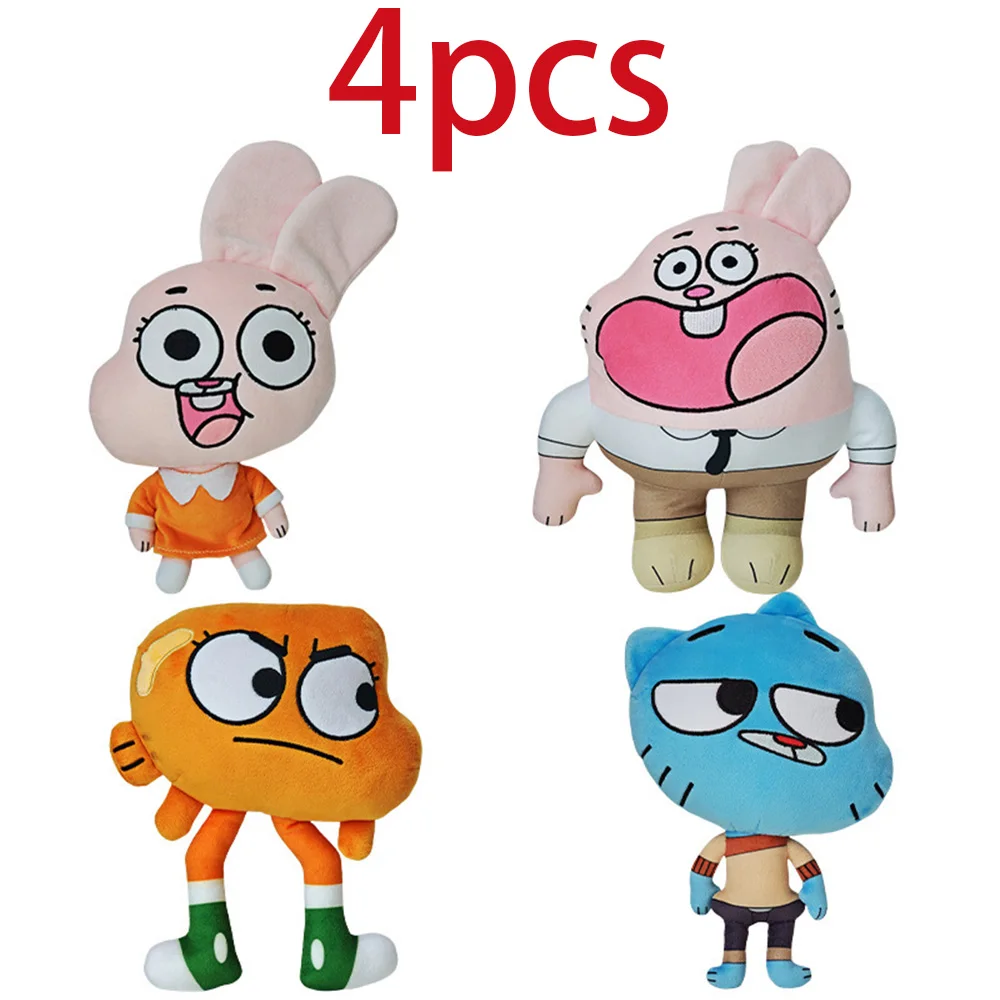 Increíbles mundos de Gumball, juguetes de peluche, los increíbles mundos de Gumball, muñeco de peluche, increíbles mundos de Gumball Darwin Anais Richard