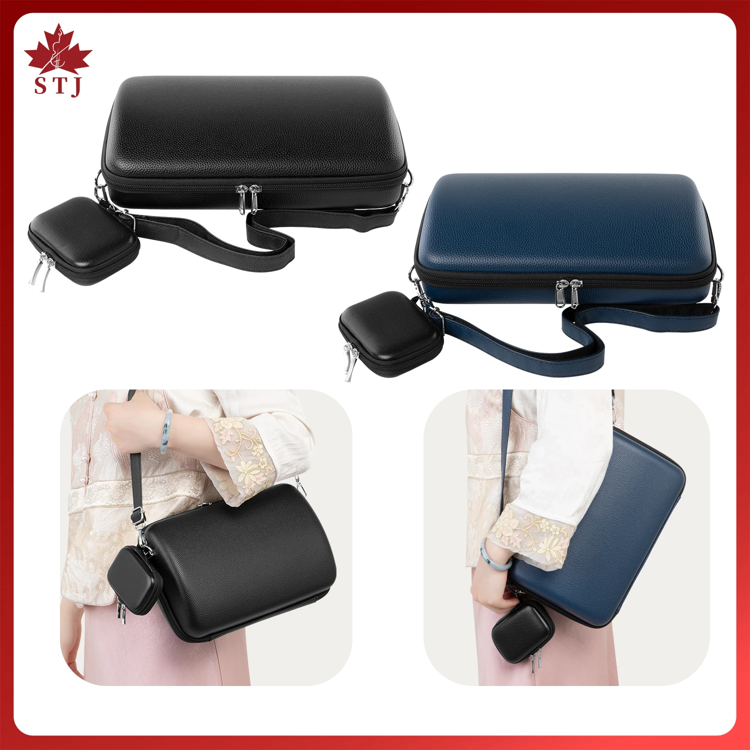 Waterproof Drop-resistant Clarinet Case Shoulder Strap Clarinet Bag Cover Portable Clarinet Box Hard Case Accessories