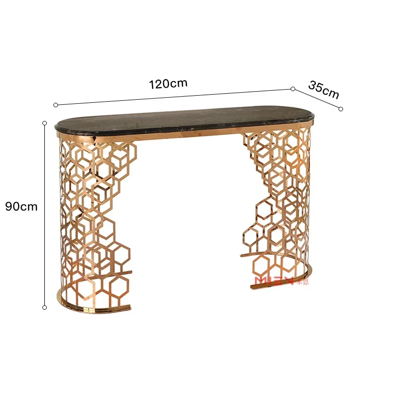 

Современные легкие роскошные входные консоли, мраморные консольные столы, диванные столы, вестибюль, длинный узкий стол