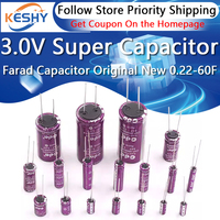 3.0V CDA 3V Super Capacitor Farad capacitor 3.0V 0.22F 0.3F 0.35F 0.5F 0.6F 1F 1.2F 3.3F 3.5F 4.5F 5F 10F 15F 20F 25F 30F 50F 60