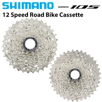 SHIMANO 105 R7100 piñón de Cassette de carretera de 12 velocidades CS-R7101-12 11-34T CS-HG710-12 11-36T HG Cassette para piezas originales de bicicleta de carretera