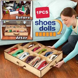 12-layer Non-woven Shoes Storage Bags Shoe Storage Box Clothing Bag Travel Home Dustproof Finishing Shoe Storage Bag Tools