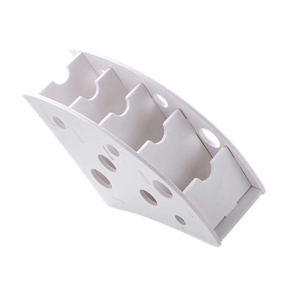 Multifunctional Desktop Remote Controller Organizer Wood Plastic Storage Box Detachable Remote Holder Space Saving Practical