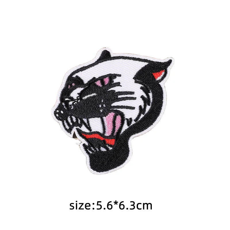 Wolf Patches for Clothing Iron-on Badges Dog Applique Decorative Tranfer Sticker For Cloth Ironing Patch On Clothes Stickers