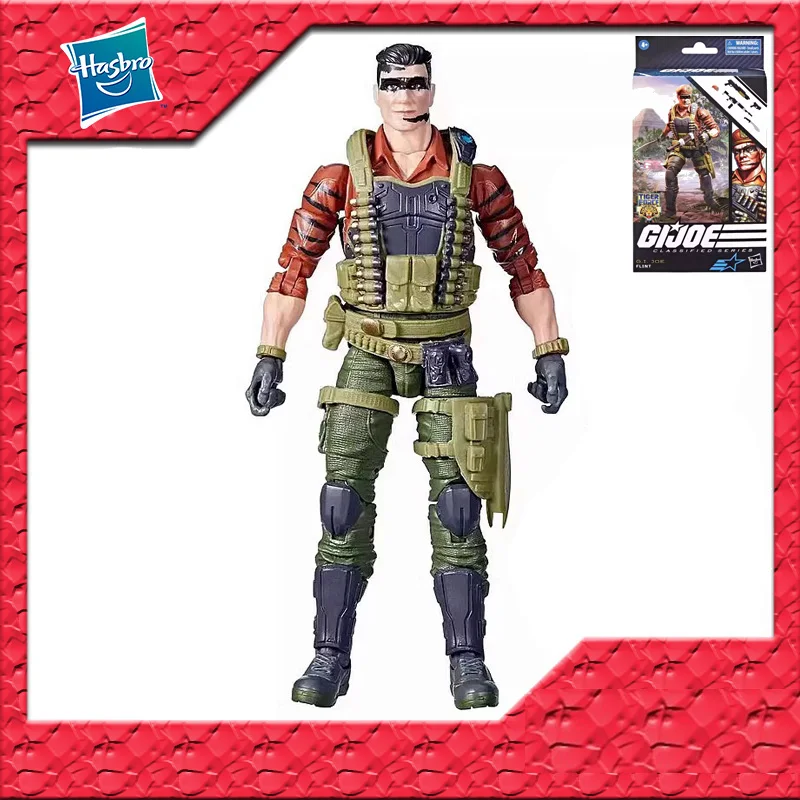 

In Stock Original Hasbro G.I.JOE FLINT PVC Anime Figure Action Figures Model Toys