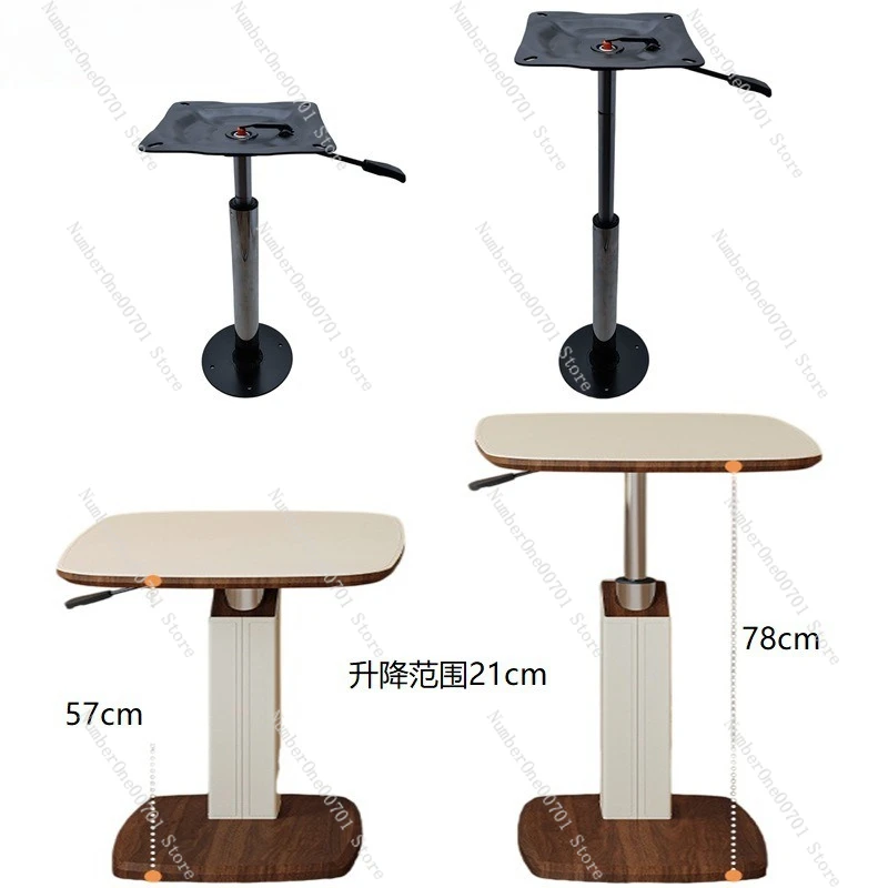 Hydraulic Table Lifter, Height Adjustable Bracket, Rotating Hinge Frame for Coffee Table, Side Table & Sofa Desktop
