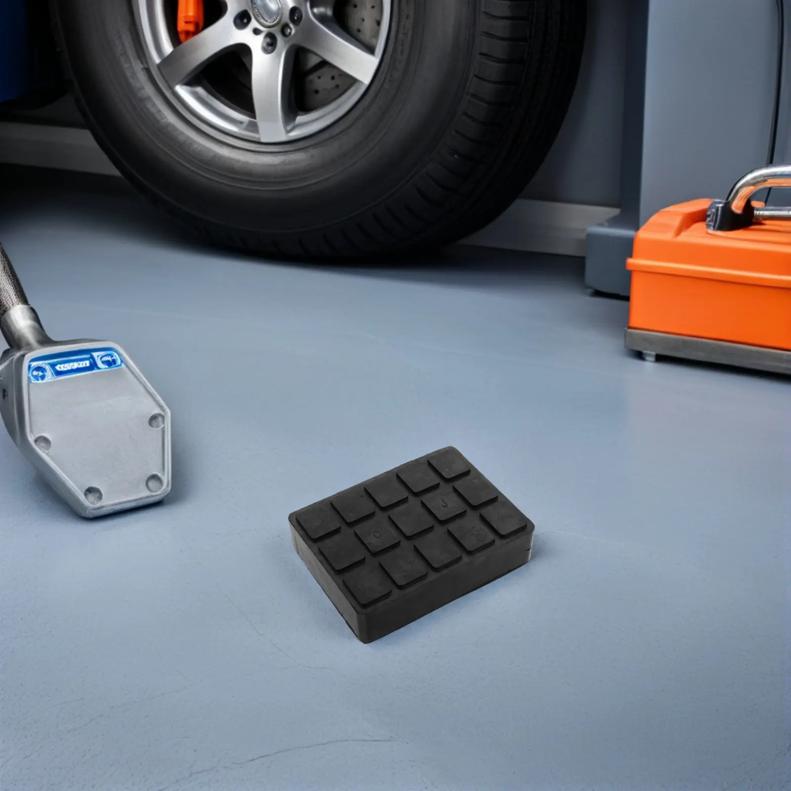 

2Pcs Vehicle Lift Support Pads High Elastic Rubber Car Jack Stand Pads Replacement Heavy Duty Floor Jack Cushion Automotive Lift