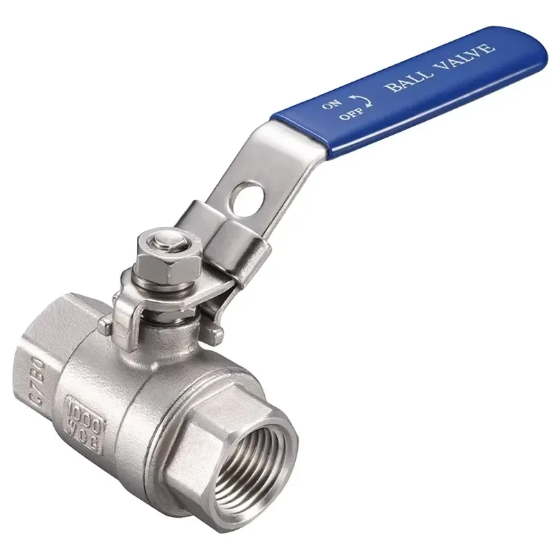 Industrial NPT Threaded Ball Valve Stainless Steel Body High Pressure Control Fitting for Water Oil Gas Pipeline System