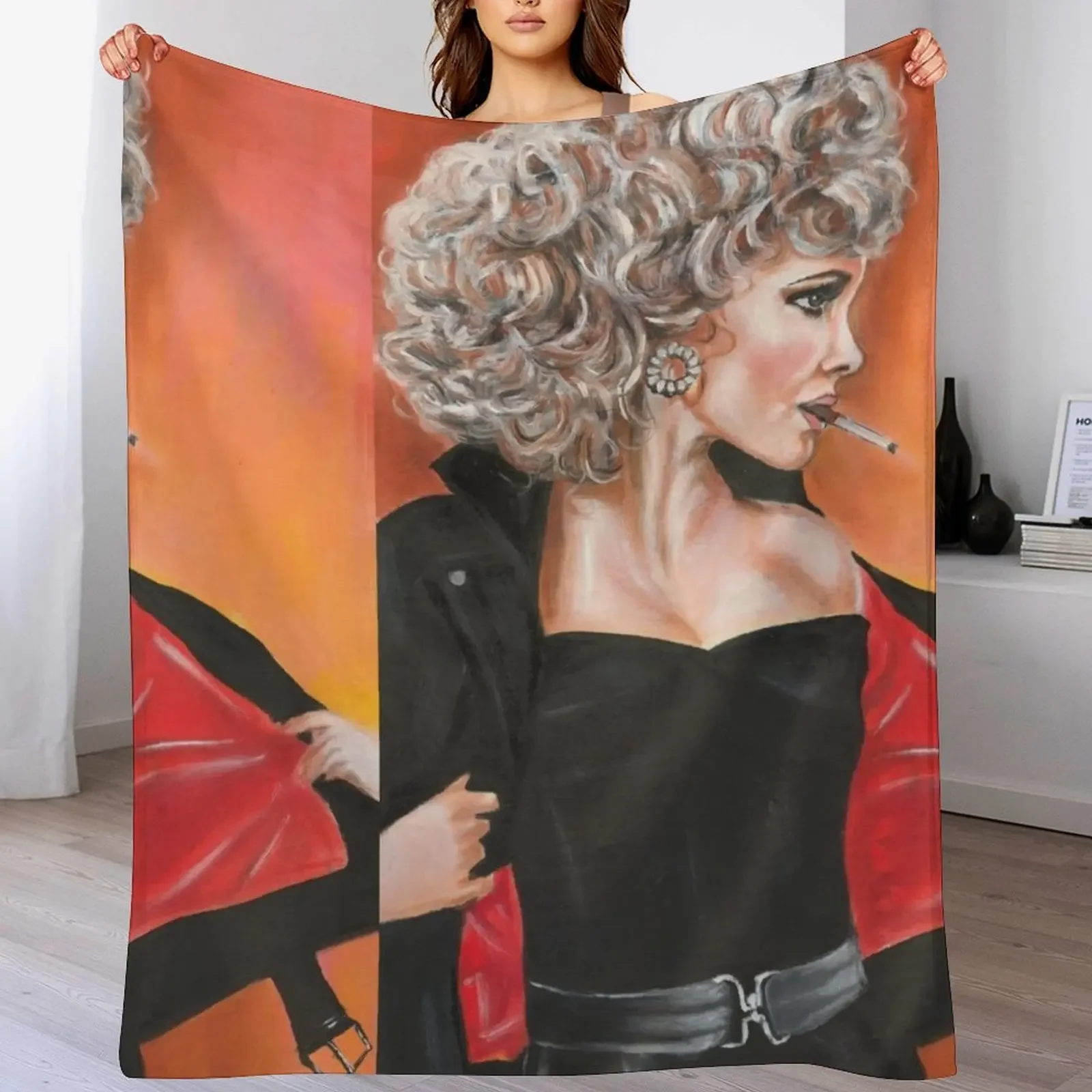 Sandy Throw Blanket Moving Decorative Throw cosplay anime Vintage Blankets