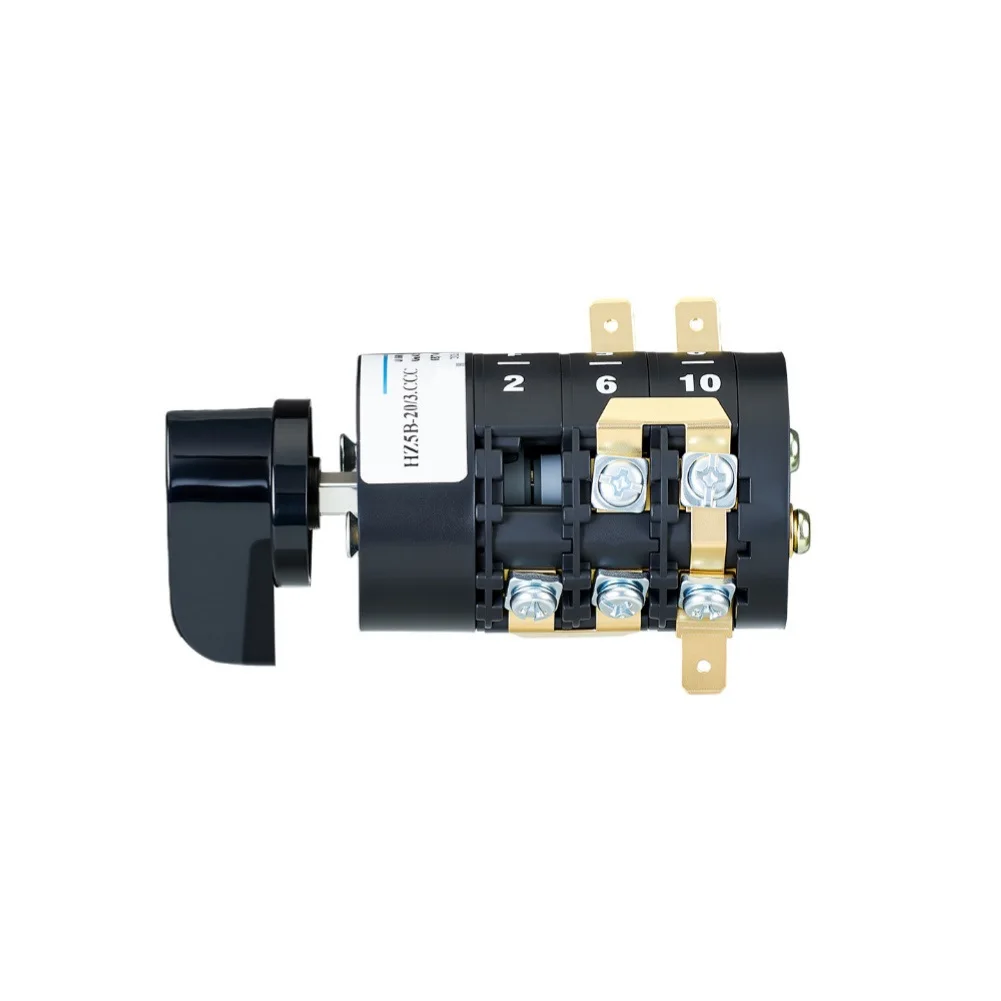 HZ5B 20A 3-Tier 7-Gear Changeover Switch for Welding Machine Power Distribution Flame Retardant Housing Copper Conductive Parts