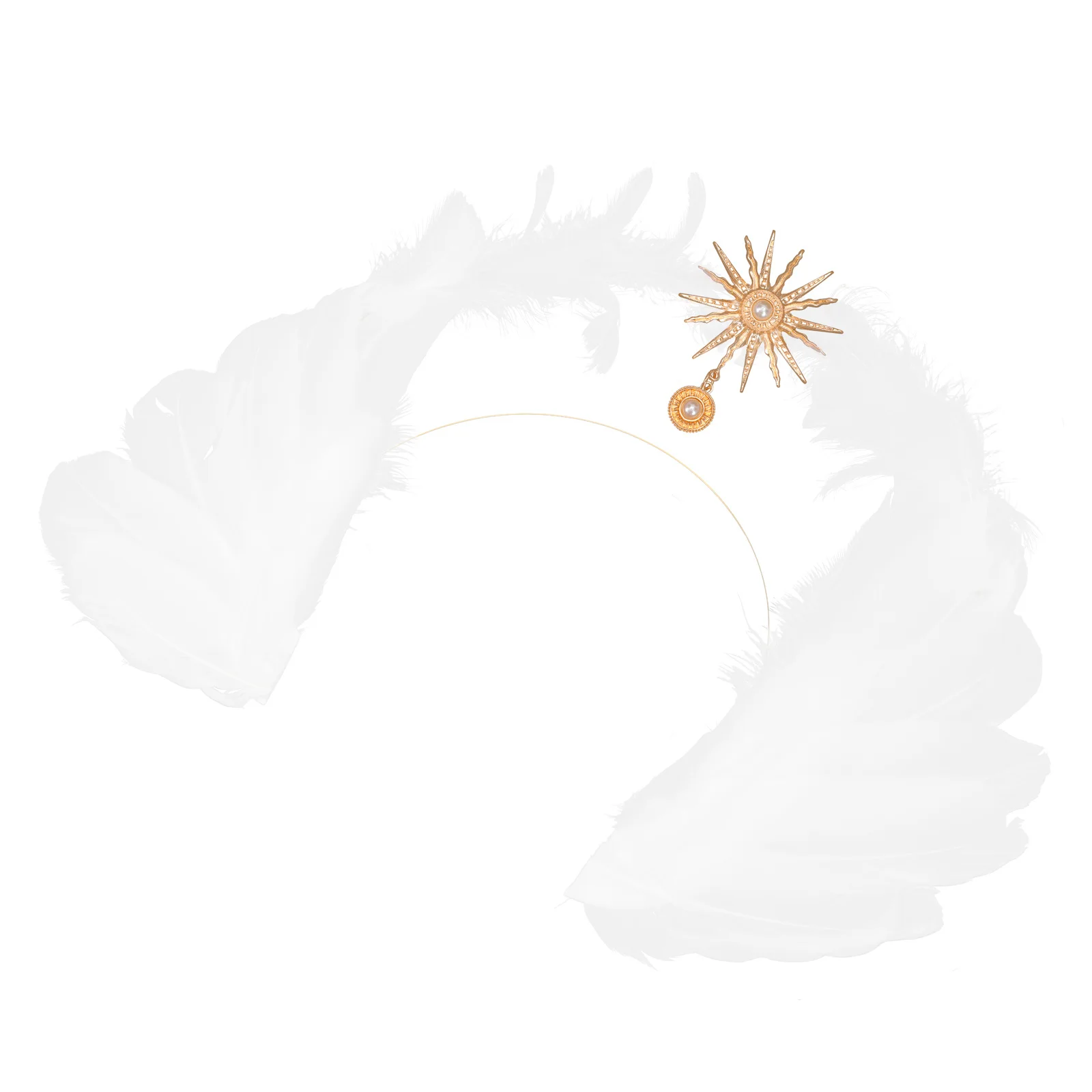 1 шт., повязка на голову с крыльями