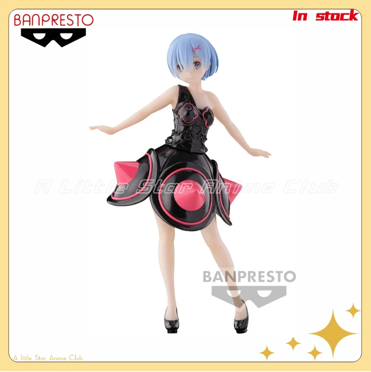 En Stock Original BANDAI BANPRESTO Re: vida un mundo diferente de Zero REM Meteor Hammer vestir figura modelo colección Juguetes