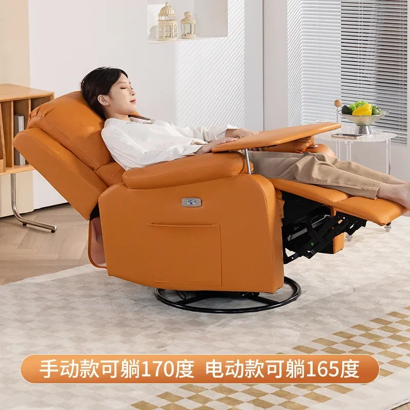 First-class space sofa cabin multi-functional single sofa can lie lazy electric massage chair computer office chair Manicure