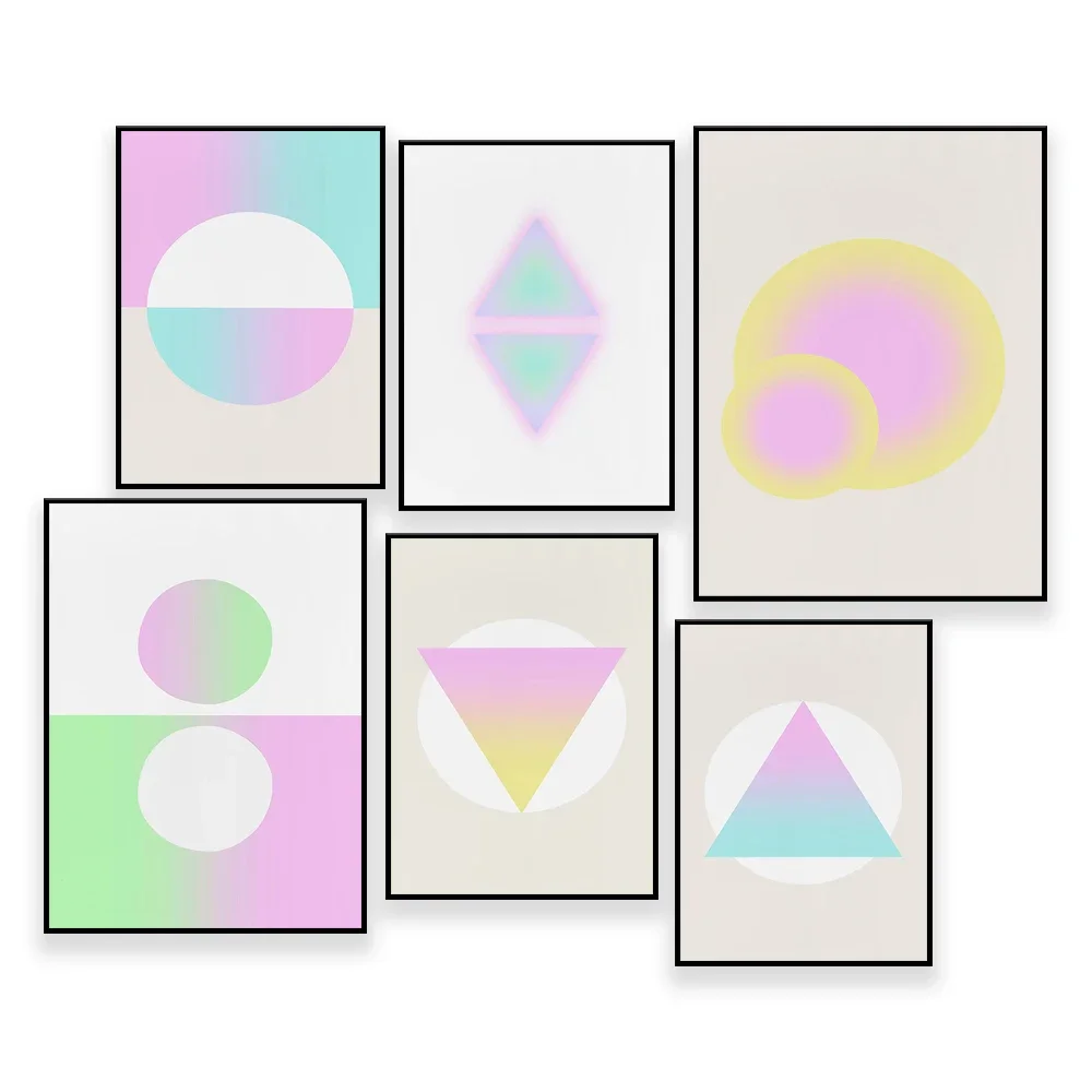 

Pastel Poster, Gradient Circle Print in Purple and Blue, Printable Wall Art, Gradient Art Poster, Modern Boho Art, Minimalism