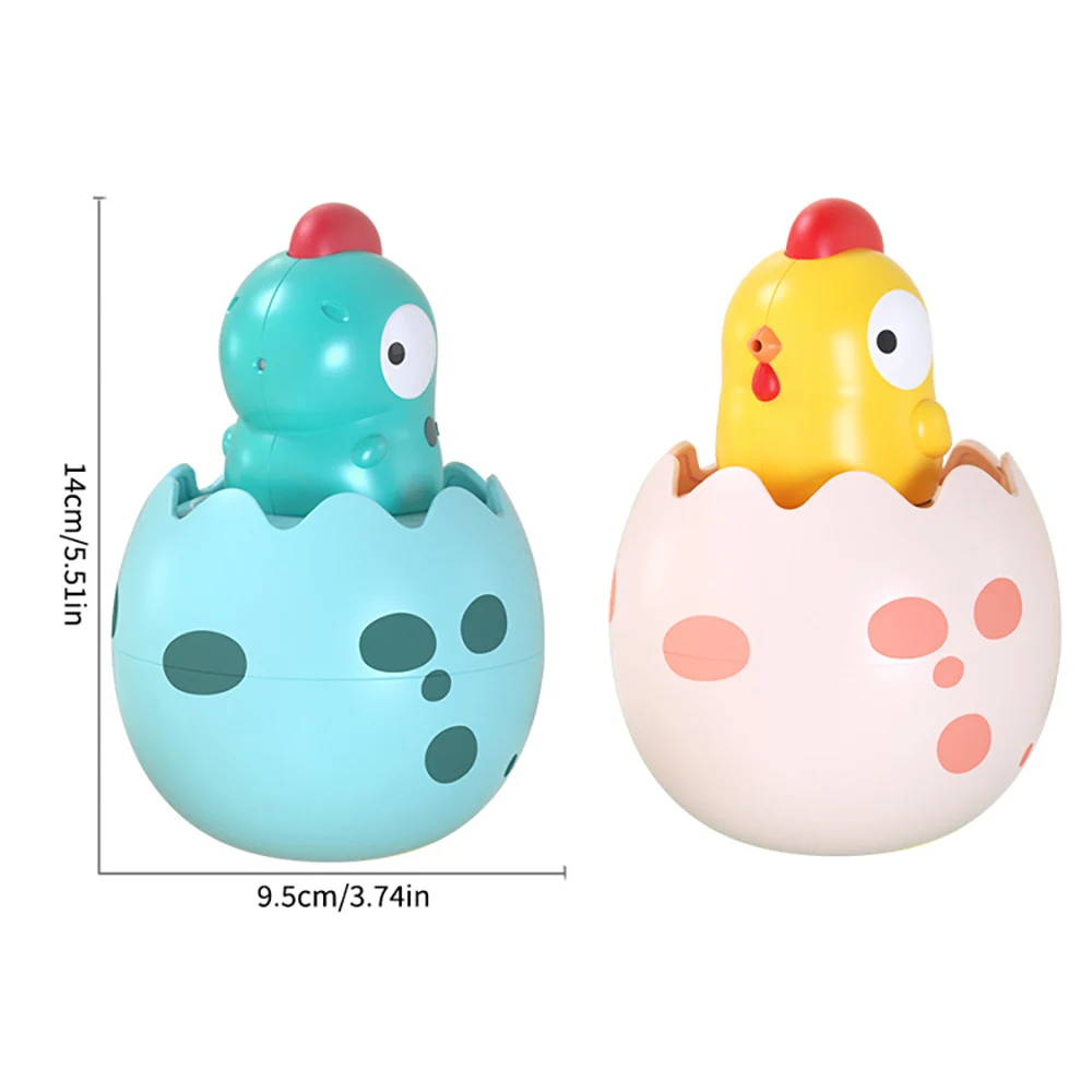 Baby Bath Toys Children Cute Duck Penguin Dinosaur Egg Water Spray Sprinkle Bathroom Toys Kids Happy Accompany Bathing Toys Gift
