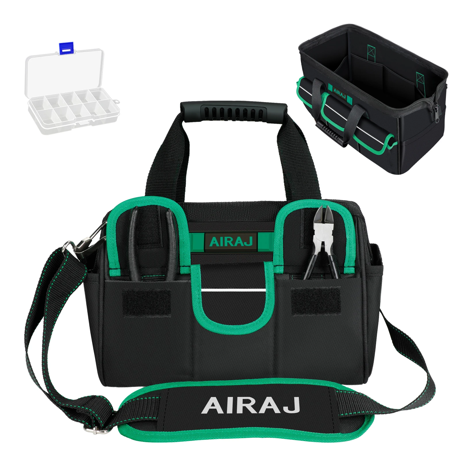 AIRAJ Repair Tool Storage Bag, Multifunctional Oxford Cloth Waterproof Tool Kit, Large Capacity, Wear-resistant, Scratch Resista