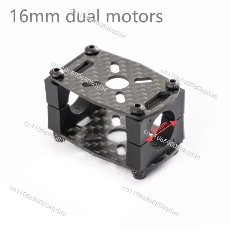4‑Sets Carbon‑Tube Fasten‑Mount Unit,16‑25mm Tube 3K Carbon Hobby‑Project Frame‑Fix Accessory