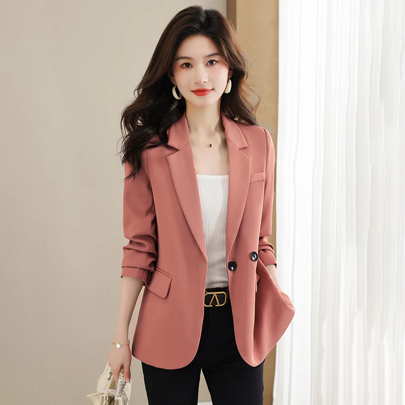 Style AU Women Spring Autumn Stylish While Style High-end Blazer Modern Jacket JK0188