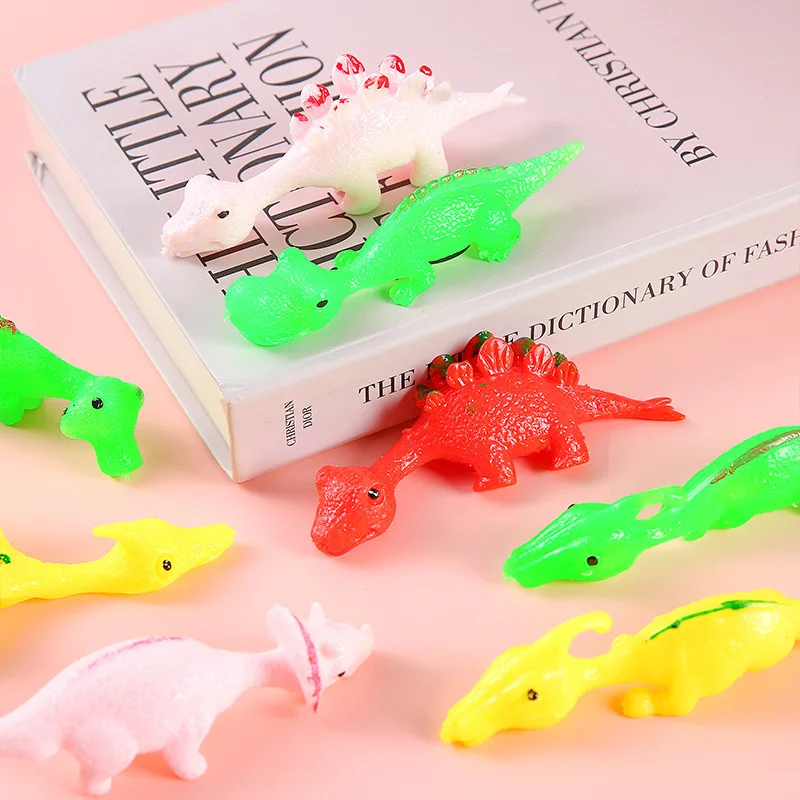 Finger Catapult Dinosaur Turkey Novel And Fun Prank Soft Rubber Toy Kindergarten Children's Game Toys Adult Decompression Toys