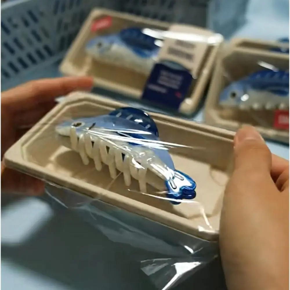 

Hairpin Ocean Sardine Hair Clip Acrylic Shark Clip Large Hair Claw Geometry Korean Style Headwear Plastic Grab Clip Female