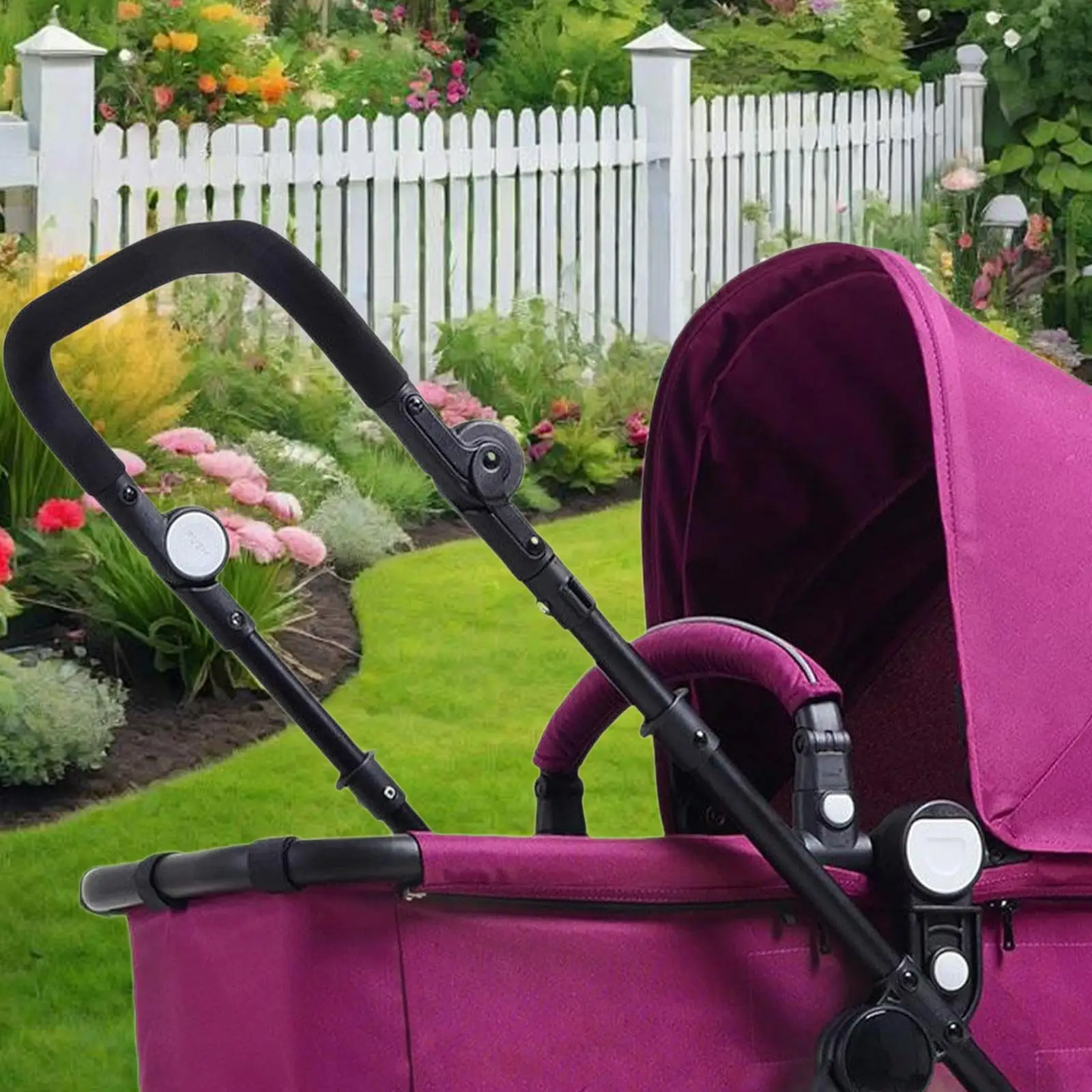 Baby Kinderwagen Griff Abdeckung Neopren Einfach zu Installieren Wasserdicht Universal Weiche Baby Kinderwagen Griff Abdeckung Schubrohr Warenkorb Hülse