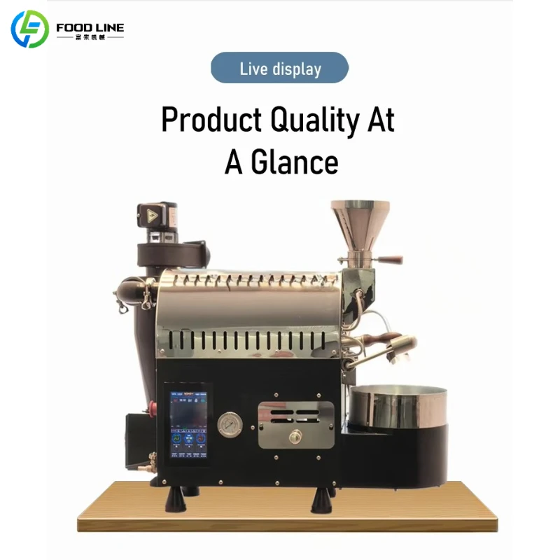 

Customized Home Desktop 1kg 2kg 3kg Coffee Roasting Machine LPG Gas Coffee Bean Roaster Multifunctional Coffee Roaster