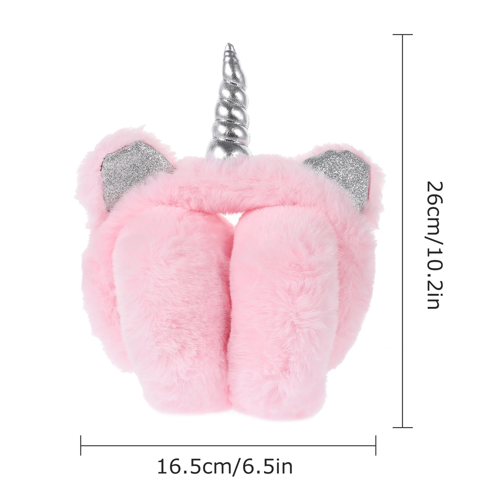 

Unicorn Ear Mask Warmer Headband Christmas Gifts Covers for Winter Earpiece