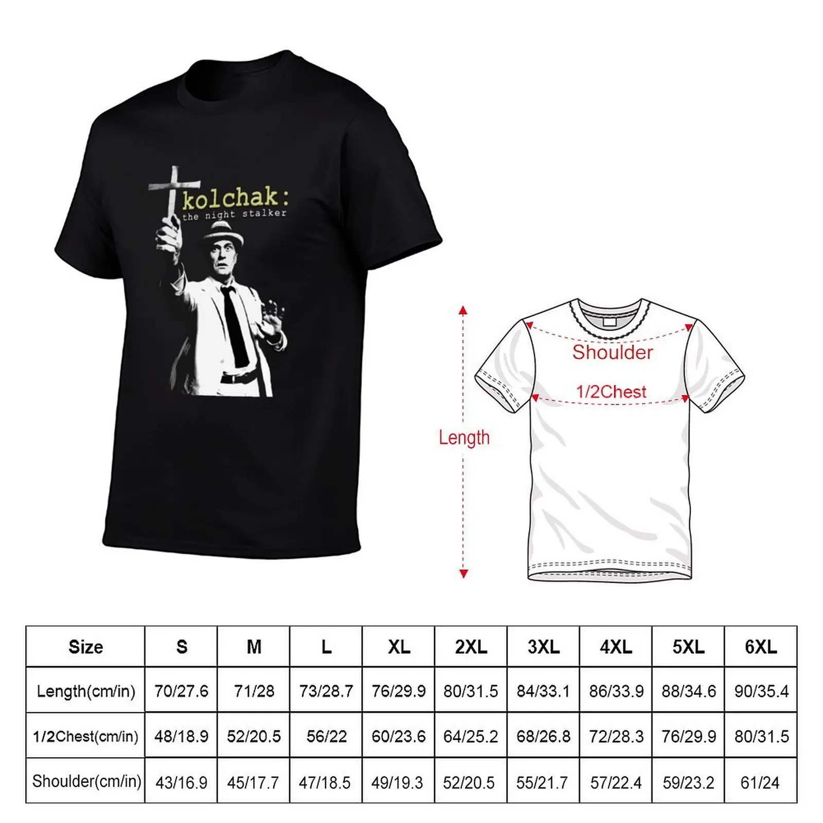 Night Stalker - Kolchak T-Shirt tees anime figures compression shirt men