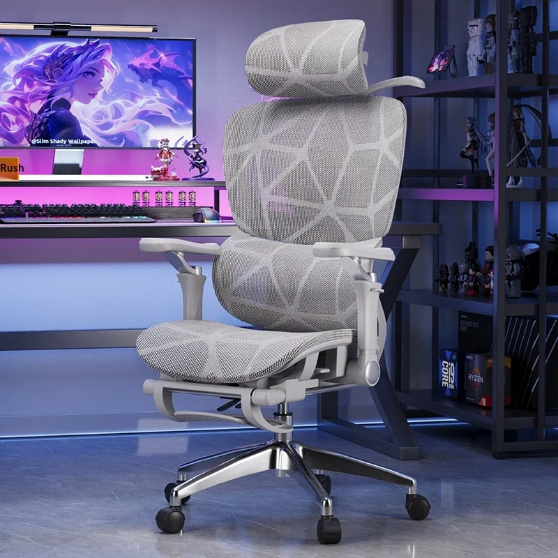 Gaming ChairErgonomic Mesh Office Gaming Chair BIFMA-Certified Lumbar Support Height Adjustable Five-Star Base Direct