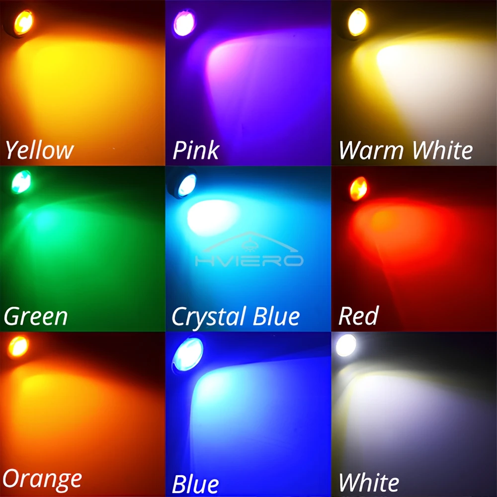 1X blanco rojo azul 18mm 23mm 12V luz de ojo de águila bombillas de respaldo de circulación diurna coche Auto Motor Led señal de giro lámpara de día