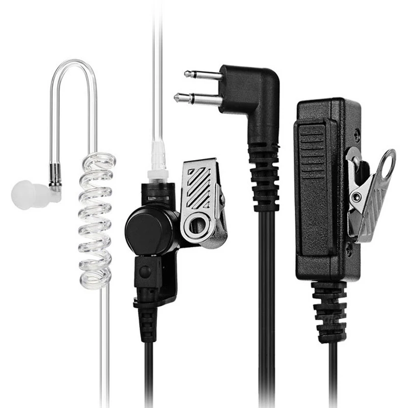 10 pçs tubo de ar acústico de vigilância segurança fone ouvido ptt para rádio motorola walkie talkie ep450 cp180 cp185 cp040