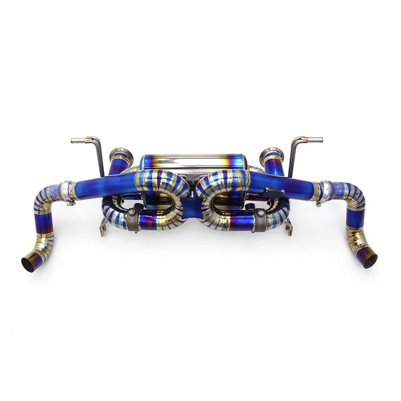 

OEM Titanium Exhaust Pipes For Audi R8 V8/V10 4.2/5.2 2010-2023 Aggressive Sound Catback Muffler Vacuum Valve