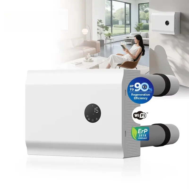 

Air Ventilation System Works With Smart Assistants Energy Recovery Ventilation For Daily Ventilation