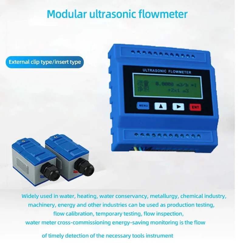 Imagem -03 - Medidor de Fluxo Líquido Tuf2000m Ts-2 Dn15dn100 Módulo Ultrassônico de Alta Temperatura Sensor Medidor de Fluxo Líquido Digital