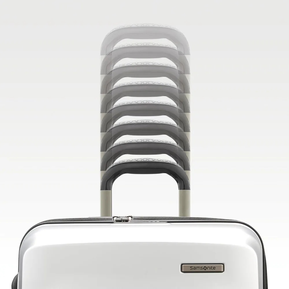 Conjunto de bagagem rígida extensível leve com bolso frontal, 21 bolsas de mão e 28 grandes verificadas para viagens